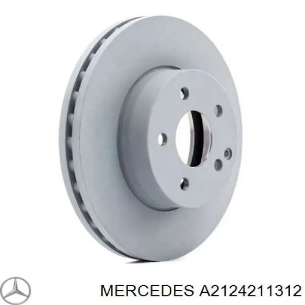 A2124211312 Mercedes диск гальмівний передній