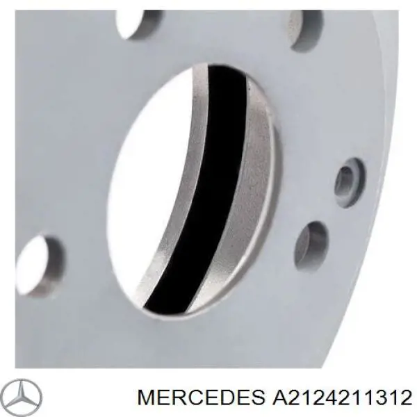 Диск переднього гальма Mercedes A2124211312 ціна, від 60.88 USD