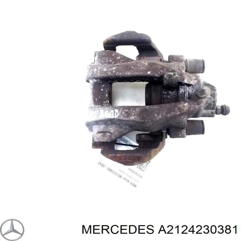A2124230381 Mercedes супорт гальмівний задній правий