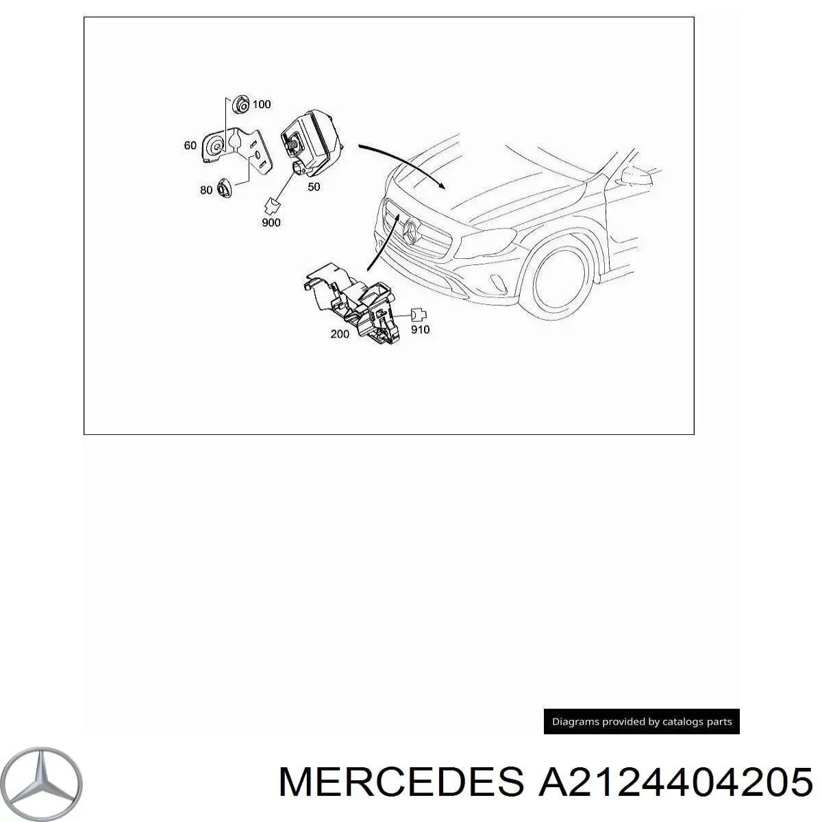 Купити A2124404205 Mercedes 