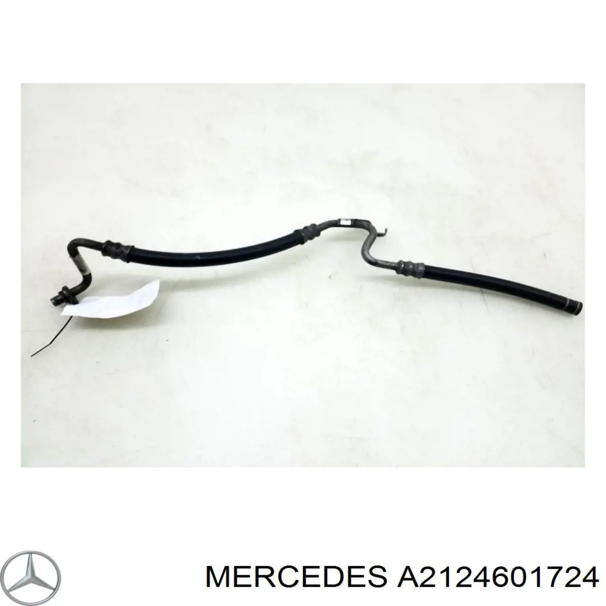 A2124601724 Mercedes Шланг ГПК, низького тиску, від рейки/механізму до радіатора