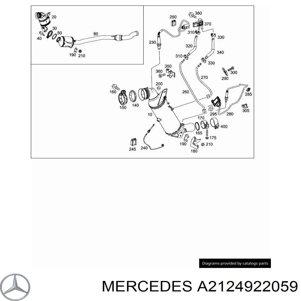  Mercedes A2124922059 ціна, від 8.47 USD