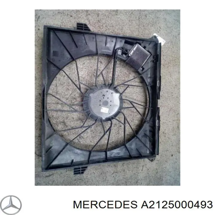 Дифузор радіатора охолодження, в зборі з двигуном і крильчаткою Mercedes A2125000493 ціна, від 364.00 USD