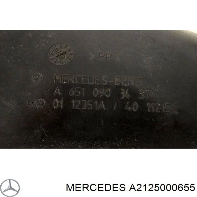 Купити A2125000655 Mercedes Повітрозабірник повітряного фільтра