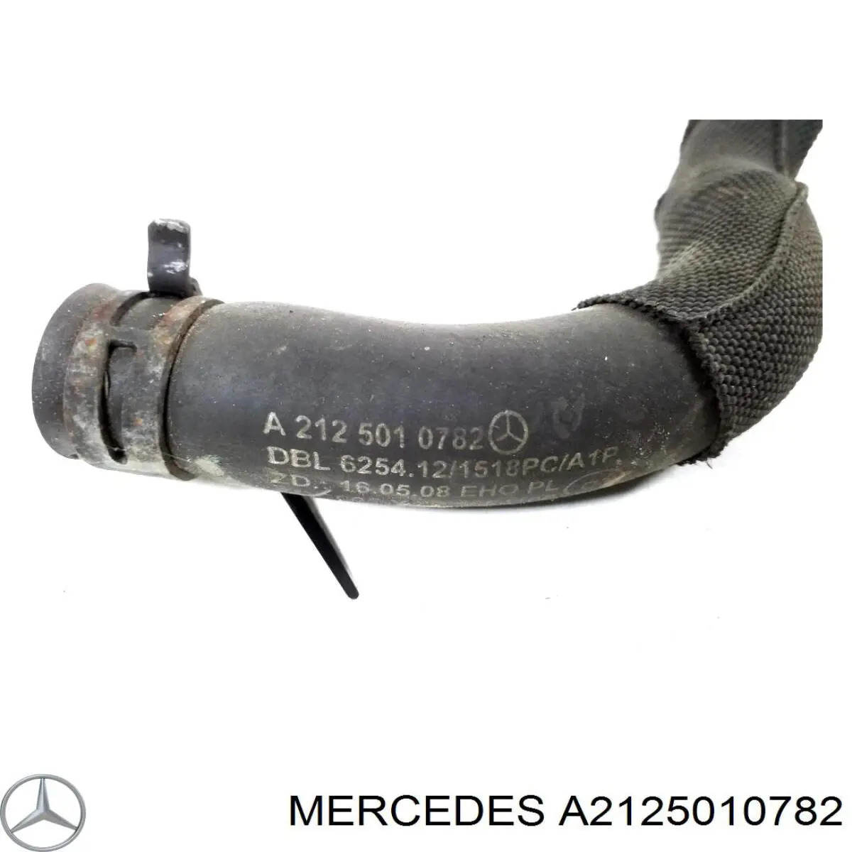 Шланг/патрубок радіатора охолодження, верхній Mercedes A2125010782 ціна, від 14.65 USD
