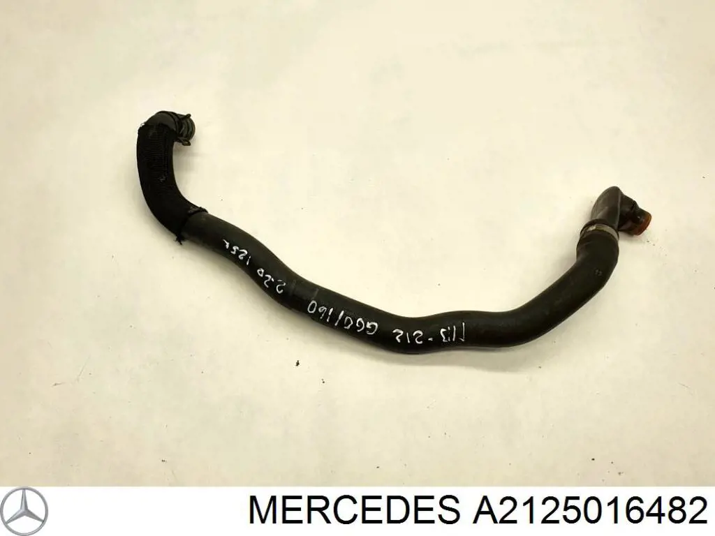 Шланг/патрубок радіатора охолодження, верхній Mercedes A2125016482 ціна, від 17.38 USD