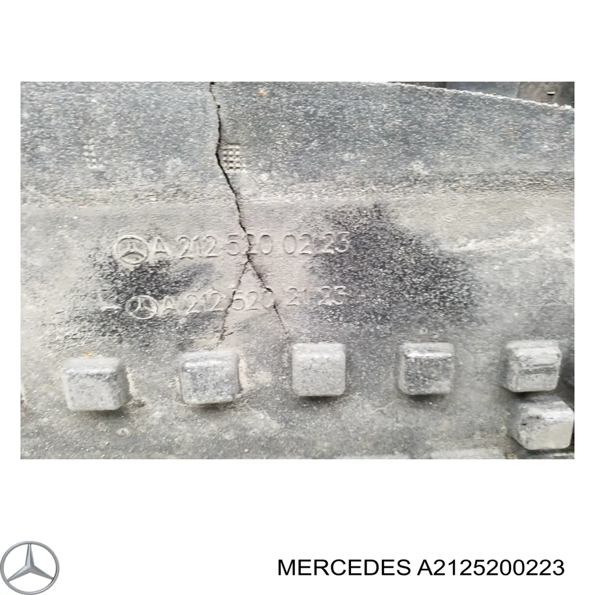 A2125200223 Mercedes Захист ДВС