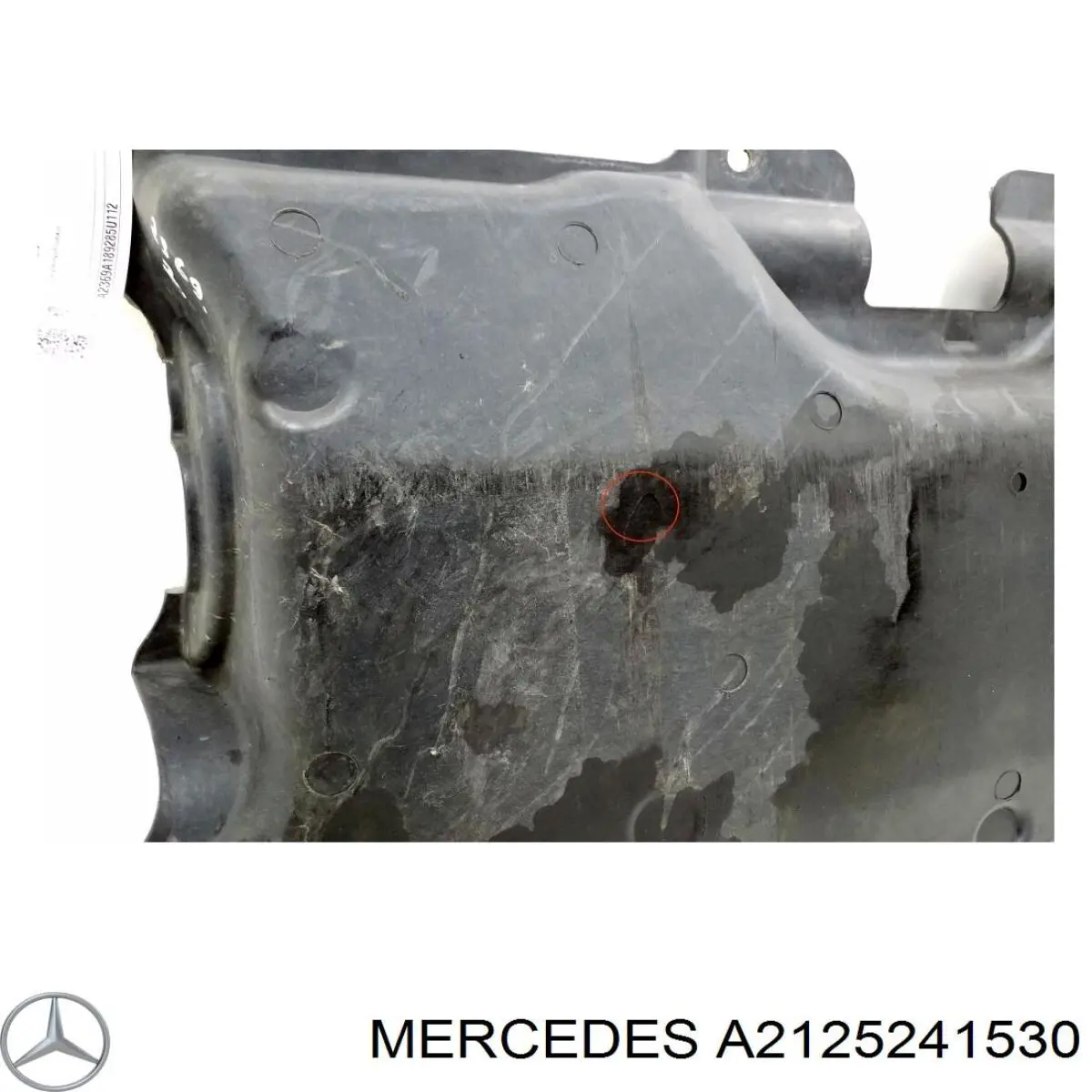 Захист бампера переднього Mercedes A2125241530