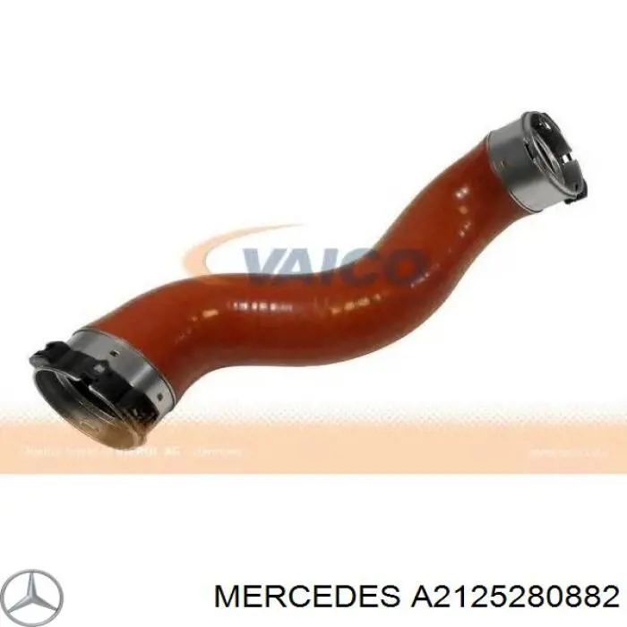A2125280882 Mercedes шланг/патрубок інтеркулера, правий