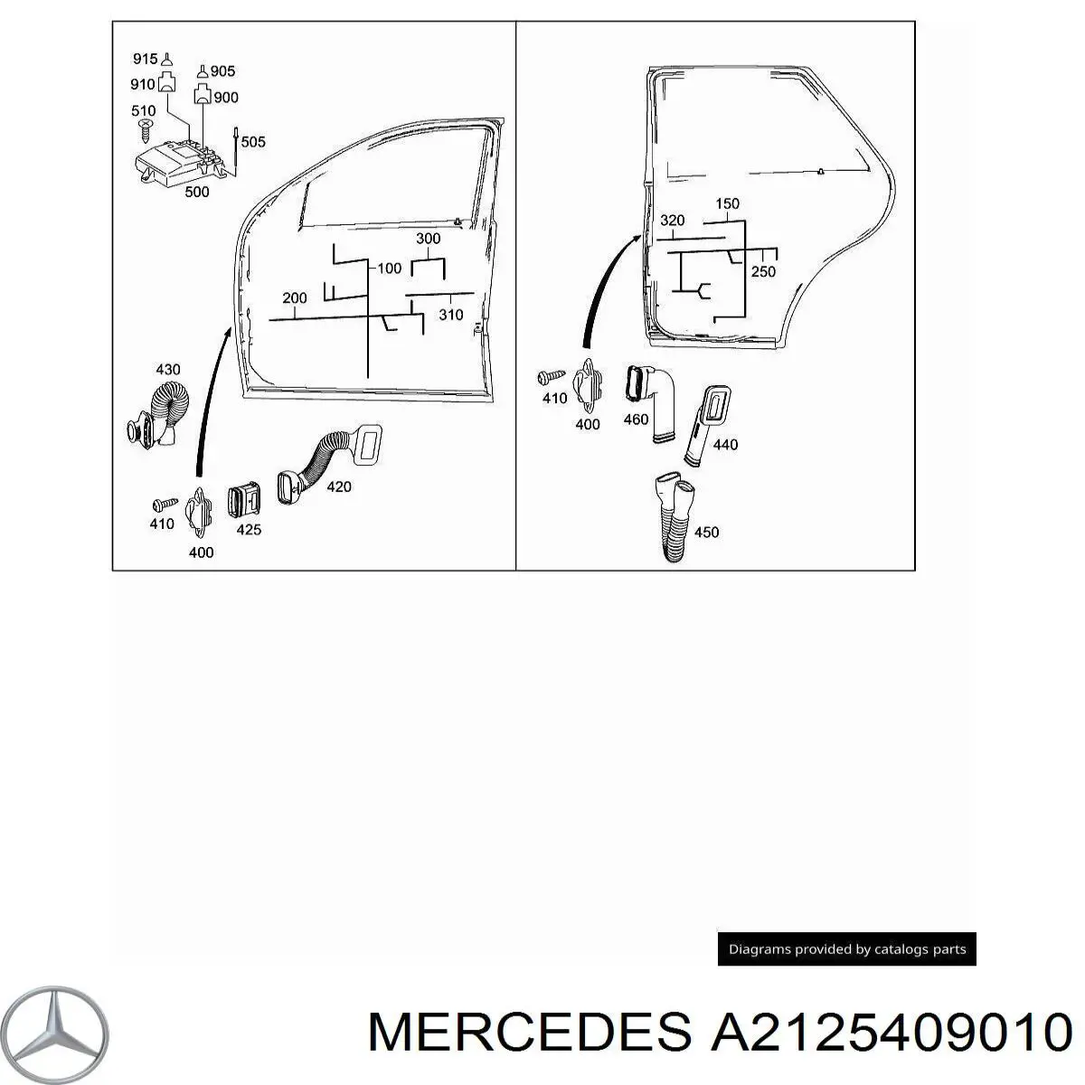  Mercedes A2125409010 ціна, від 18.98 USD