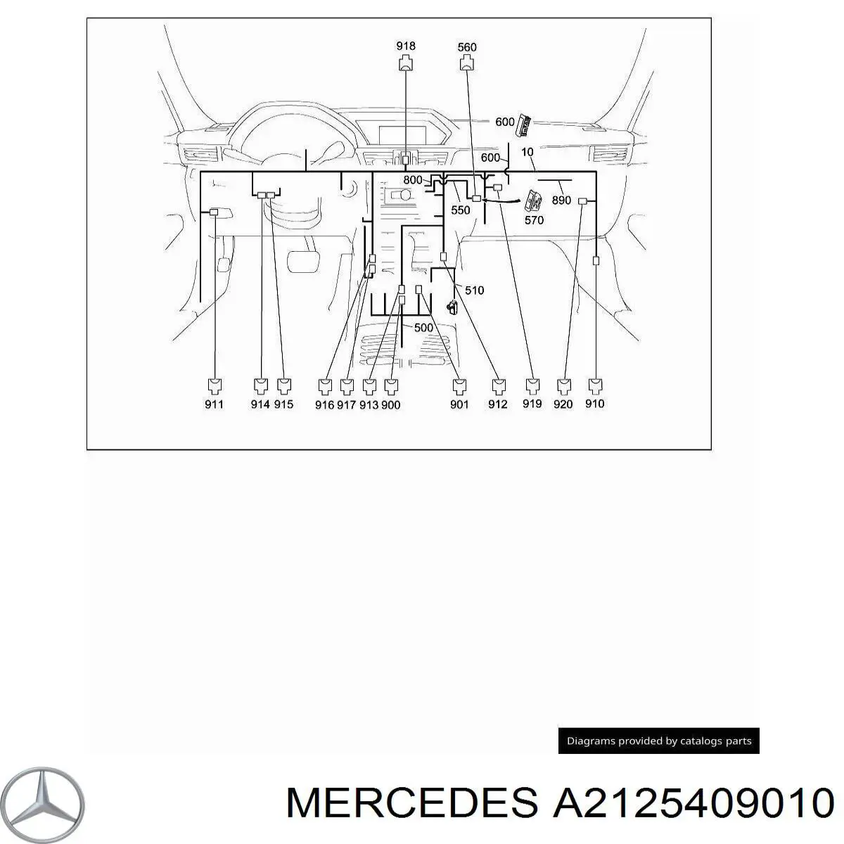 A2125409010 Mercedes 