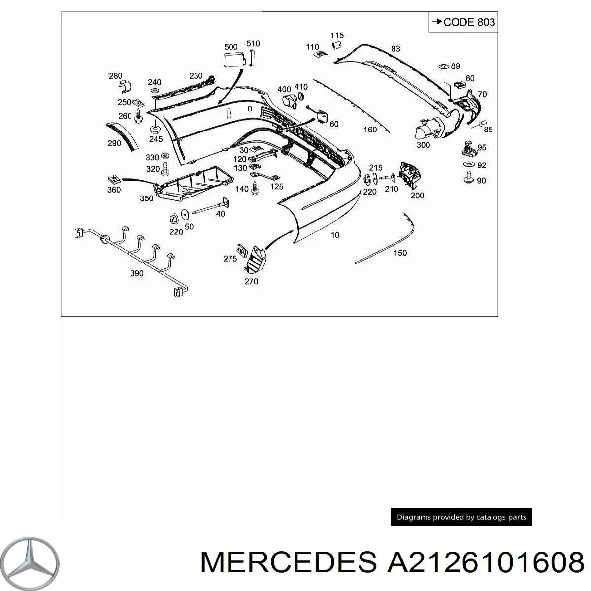 A2126101608 Mercedes 