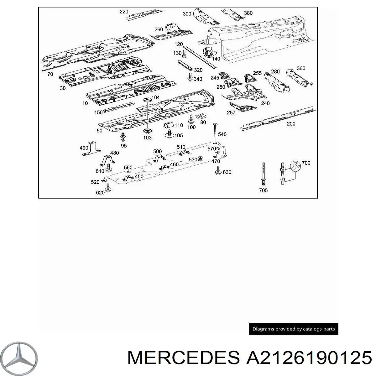 Купити A2126190300 Mercedes 