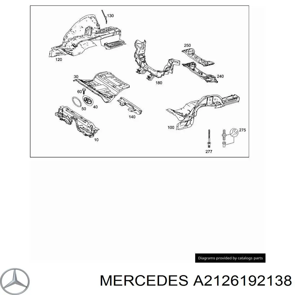 Купити A2126192138 Mercedes 