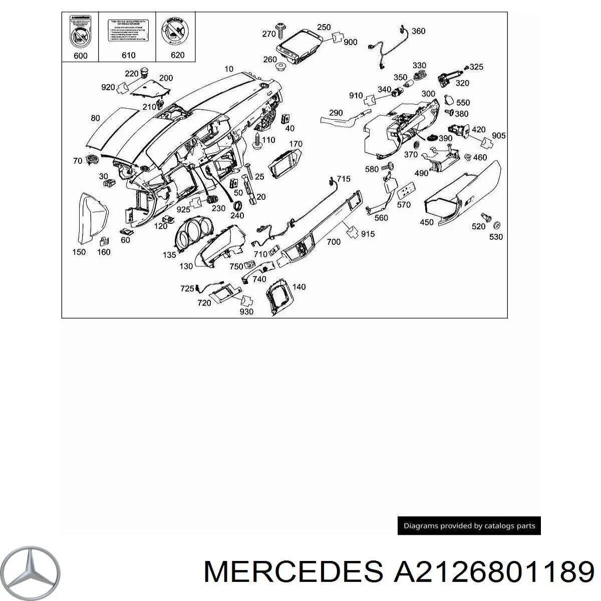A2126801189 Mercedes 