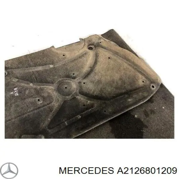 Захист днища, лівий на Mercedes E (W212)
