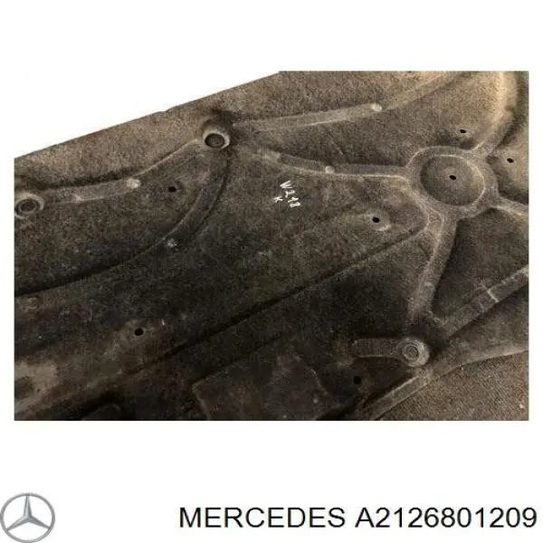 Купити A2126801209 Mercedes Захист днища, лівий