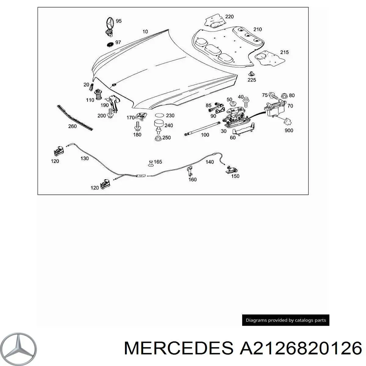 Обшивка капота Autotechteile 1006809 ціна, від 36.57 USD