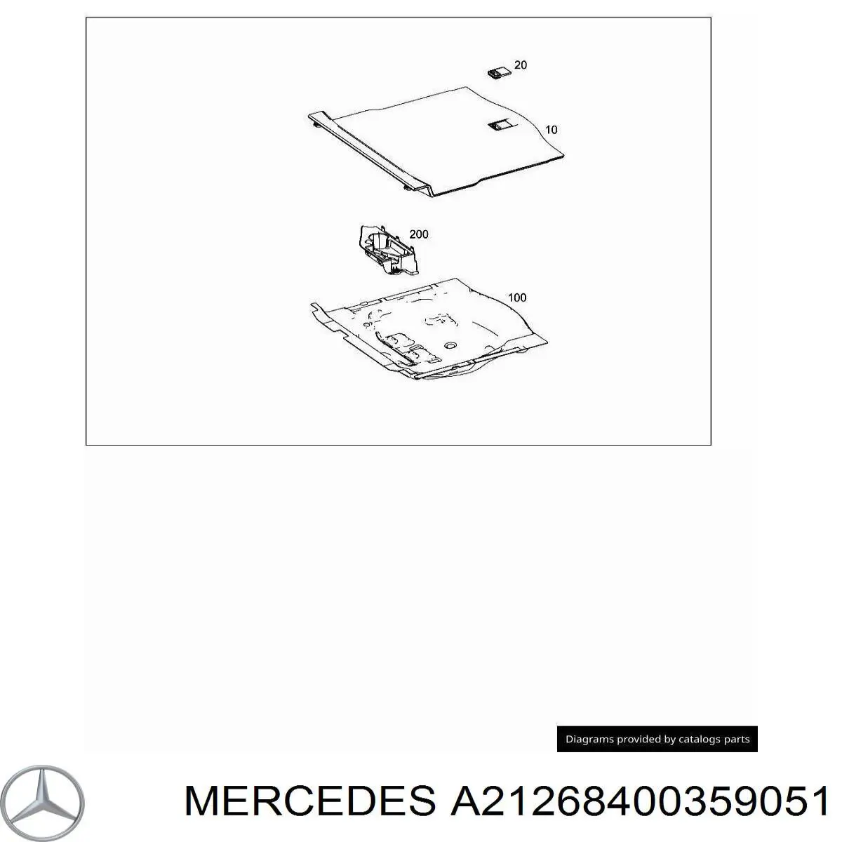  Mercedes A2126840035 ціна, від 18.23 USD