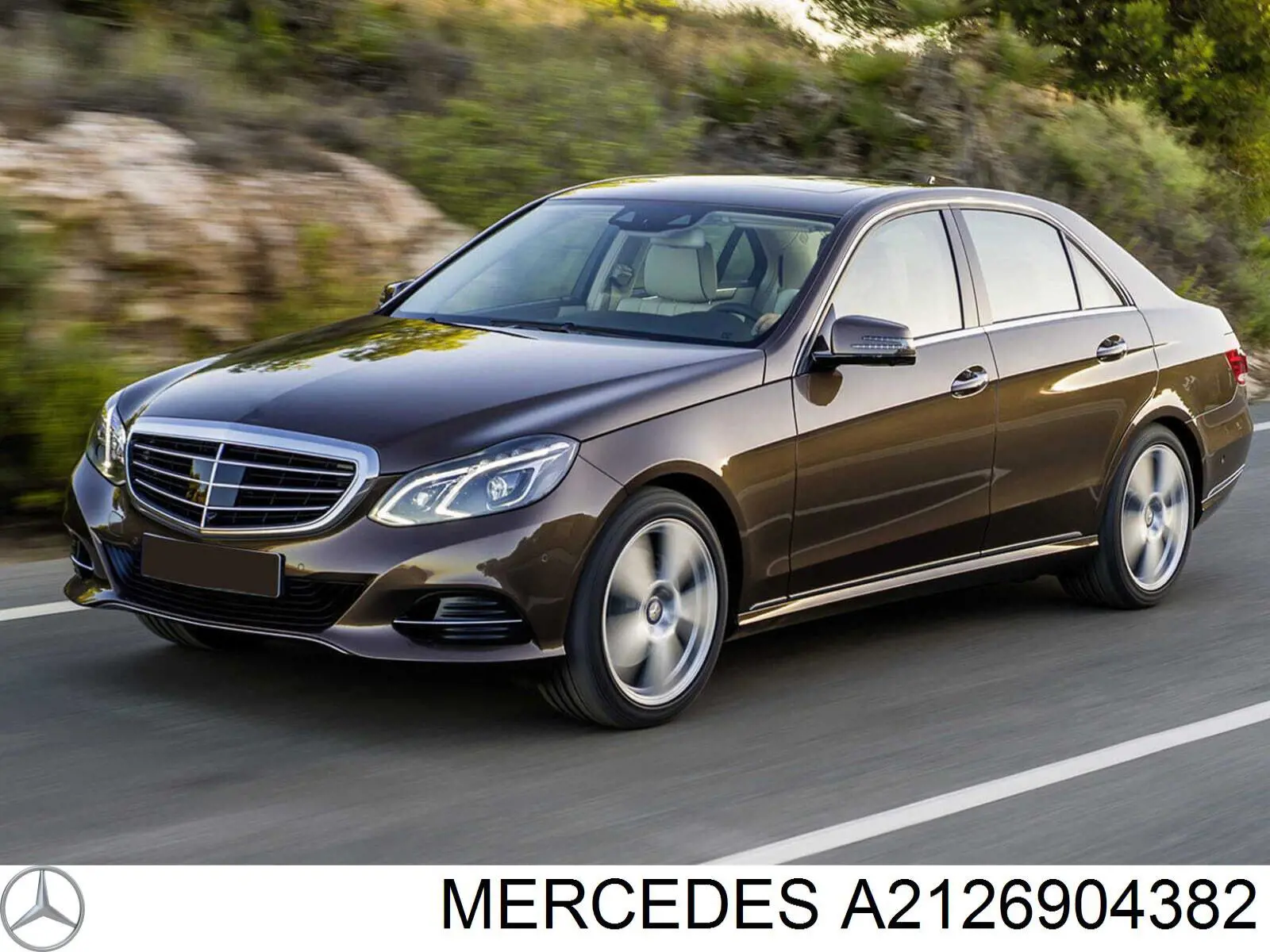 A2126904382 Mercedes Молдинг переднього лівого крила