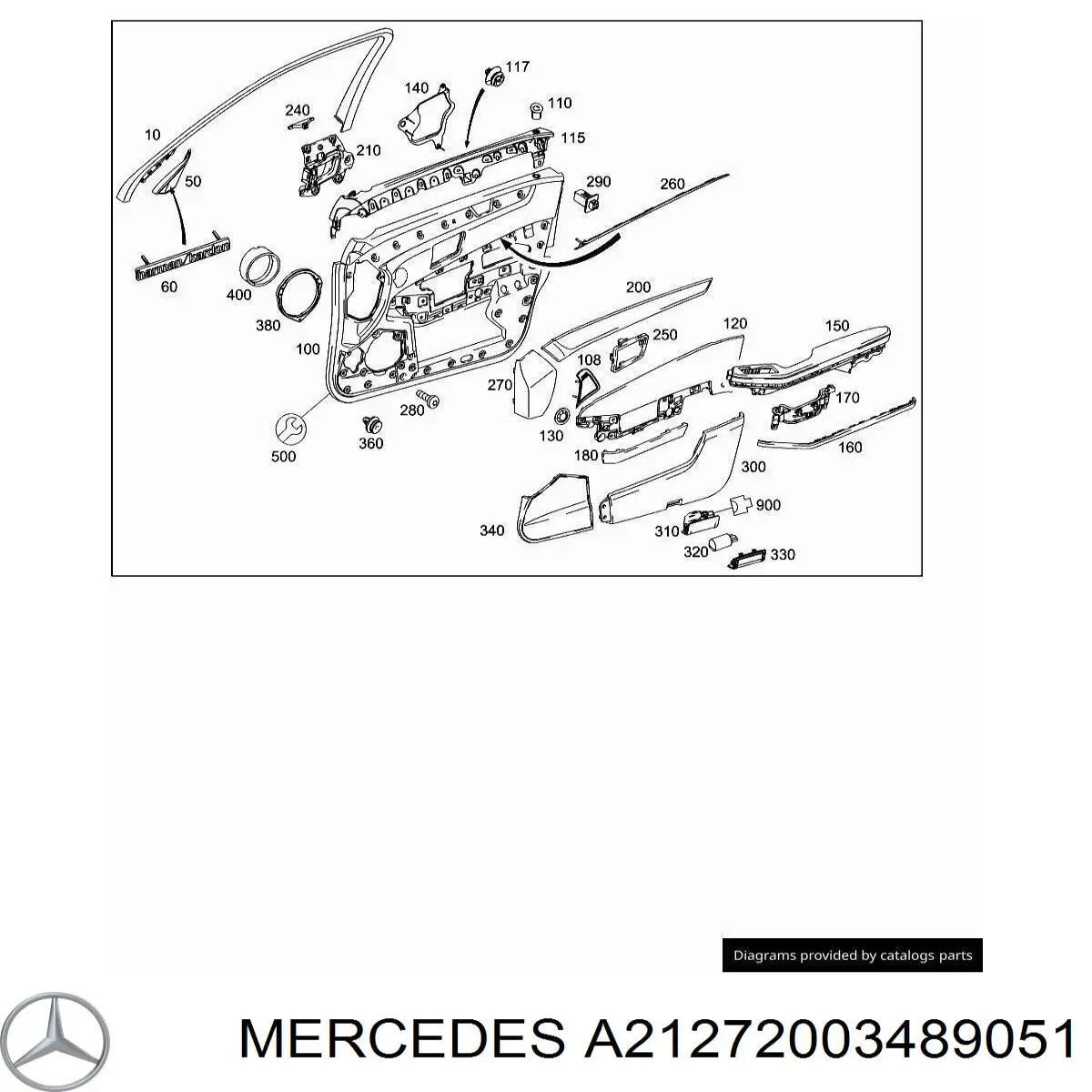  Mercedes A2127200348 ціна, від 12.65 USD