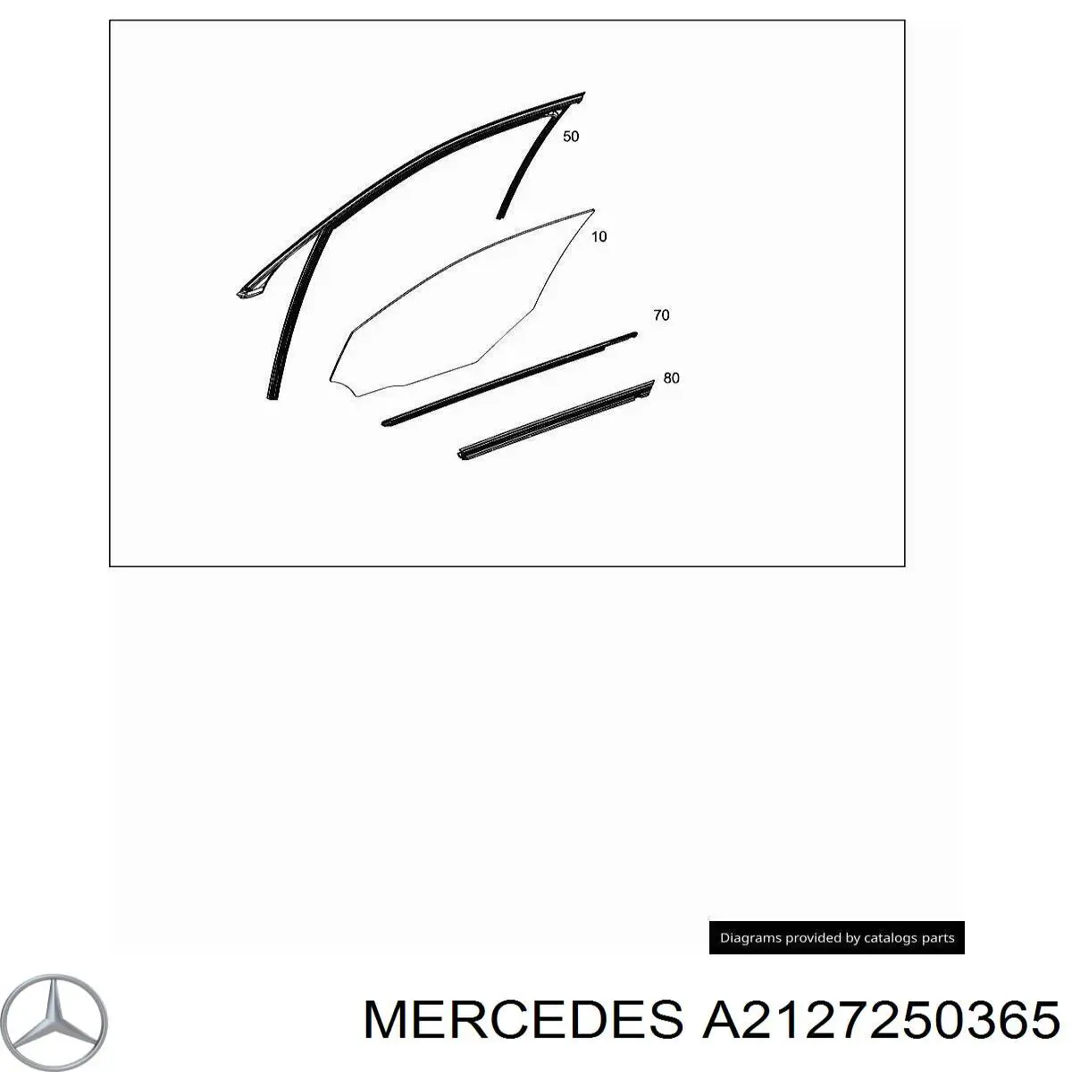 Купити A2127250365 Mercedes 