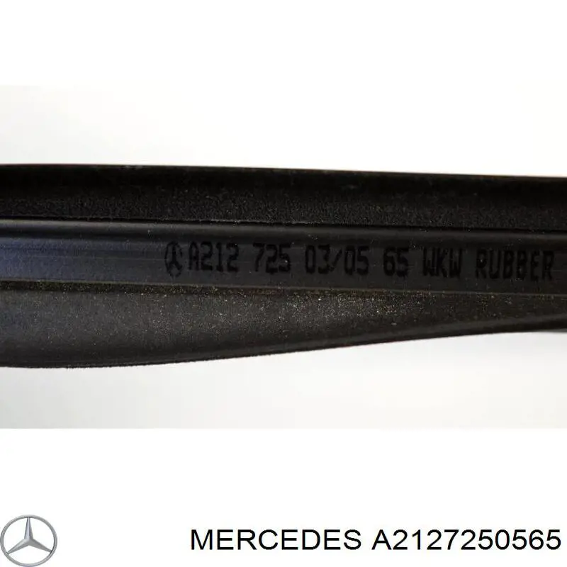 Купити A2127250565 Mercedes Ущільнювач скла передніх дверей лівих, зовнішній (планка)