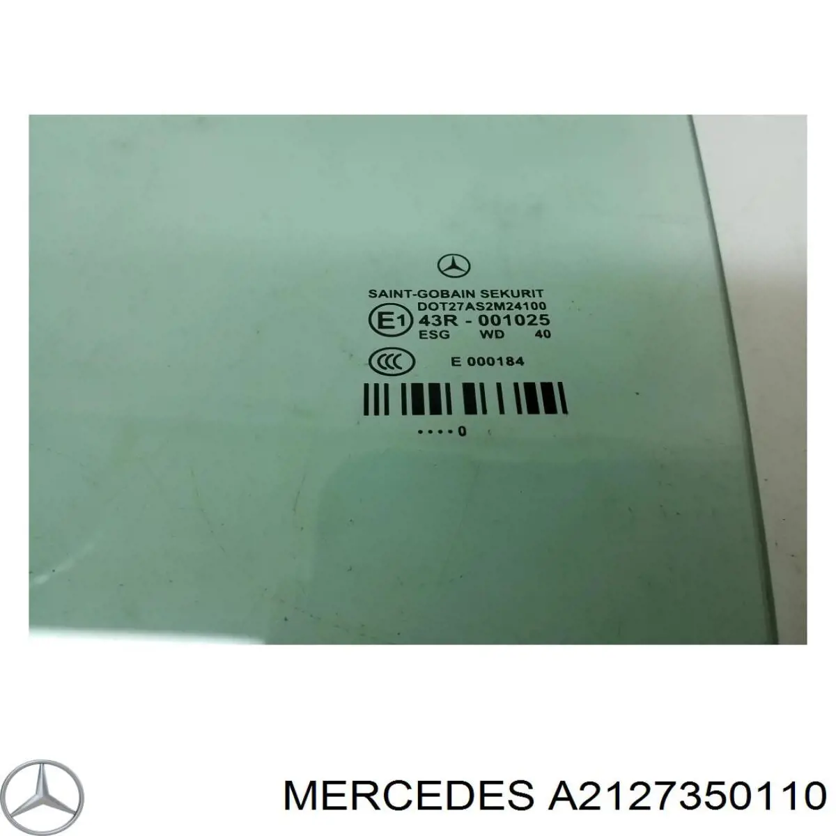 Купити A2127350110 Mercedes Скло задньої двері лівої