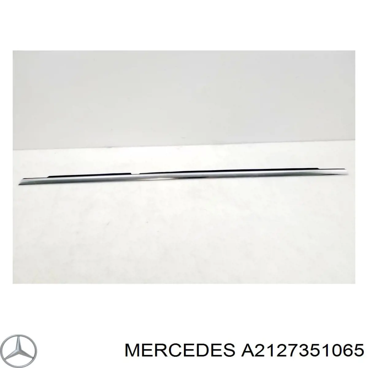 Ущільнювач скла задніх дверей правих, зовнішній (планка) Mercedes A2127351065 ціна, від 11.52 USD
