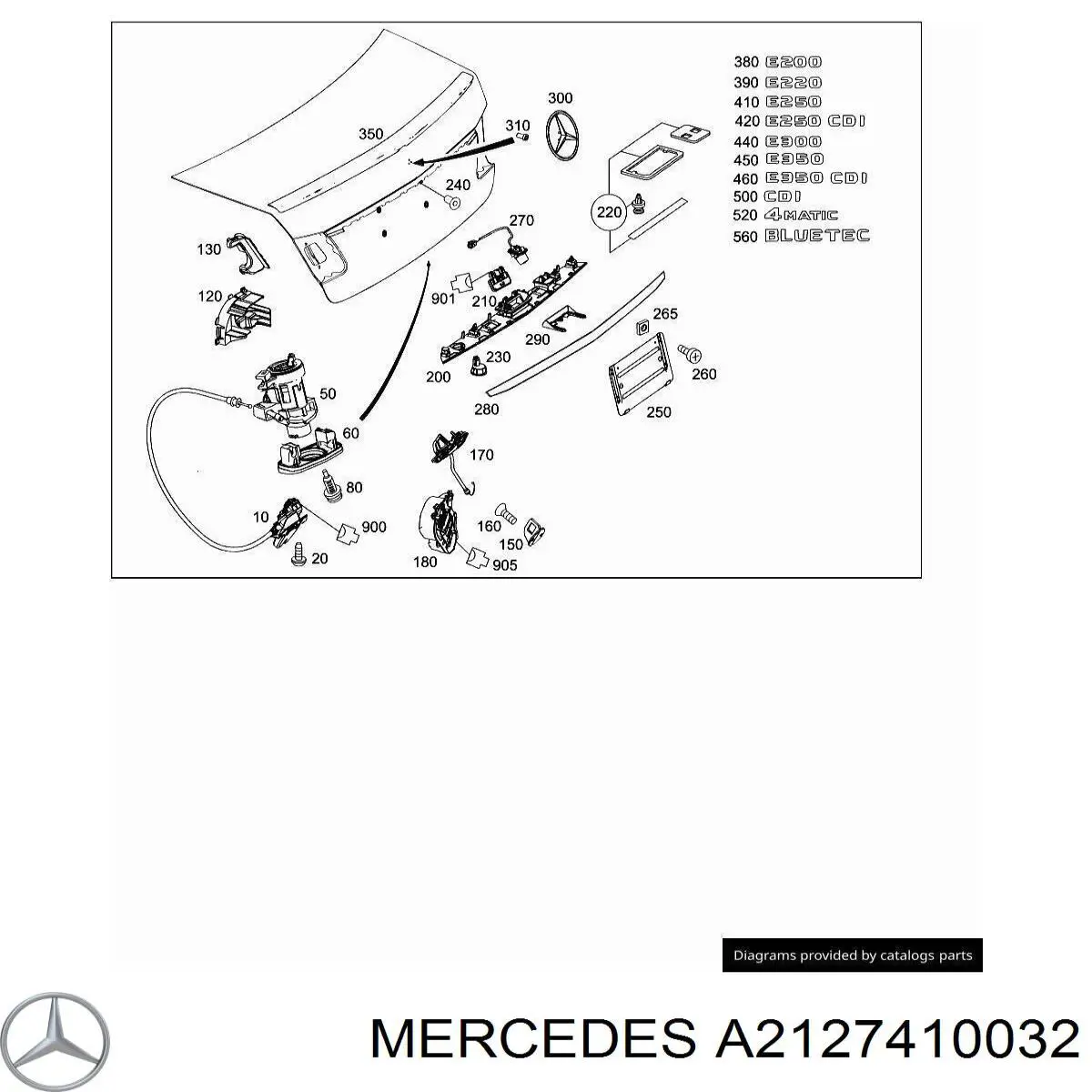 A2127410032 Mercedes 