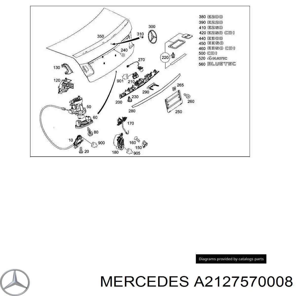 A2127570008 Mercedes 