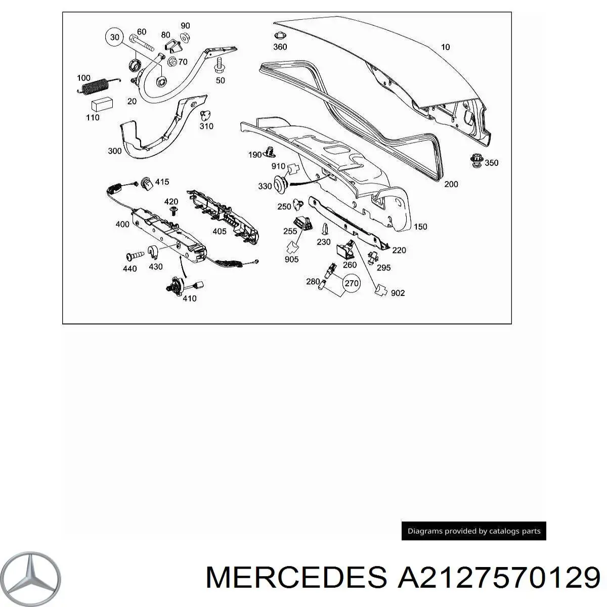  Mercedes A2127570129 ціна, від 3.81 USD