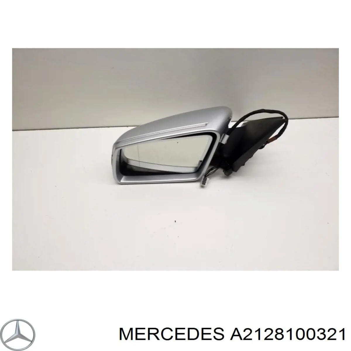 Купити A2128100321 Mercedes Дзеркальний елемент дзеркала заднього виду, лівого