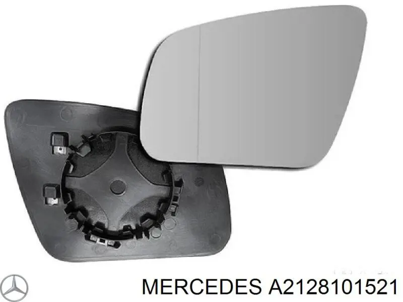 A2128101521 Mercedes Дзеркальний елемент правий