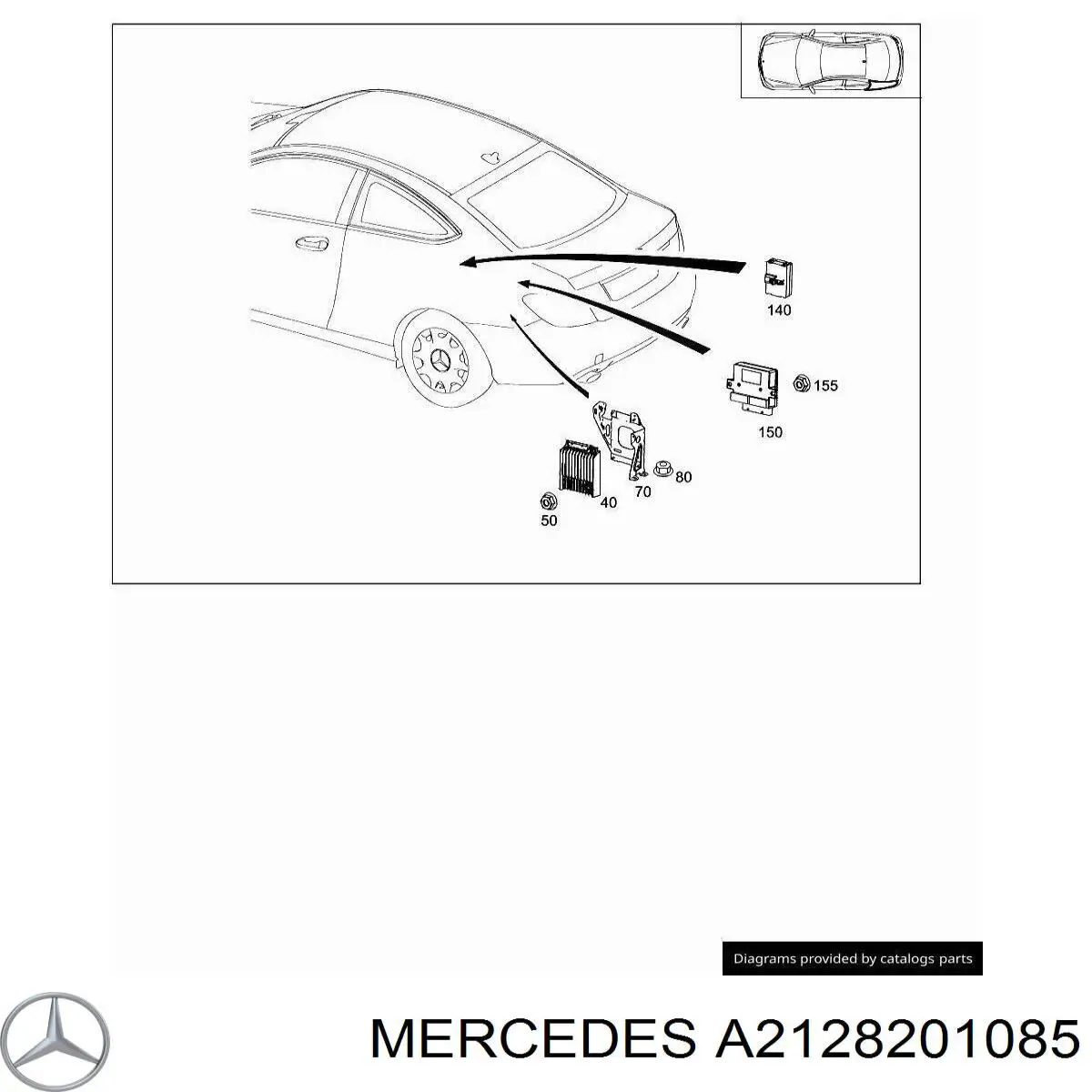 A2128201085 Mercedes 