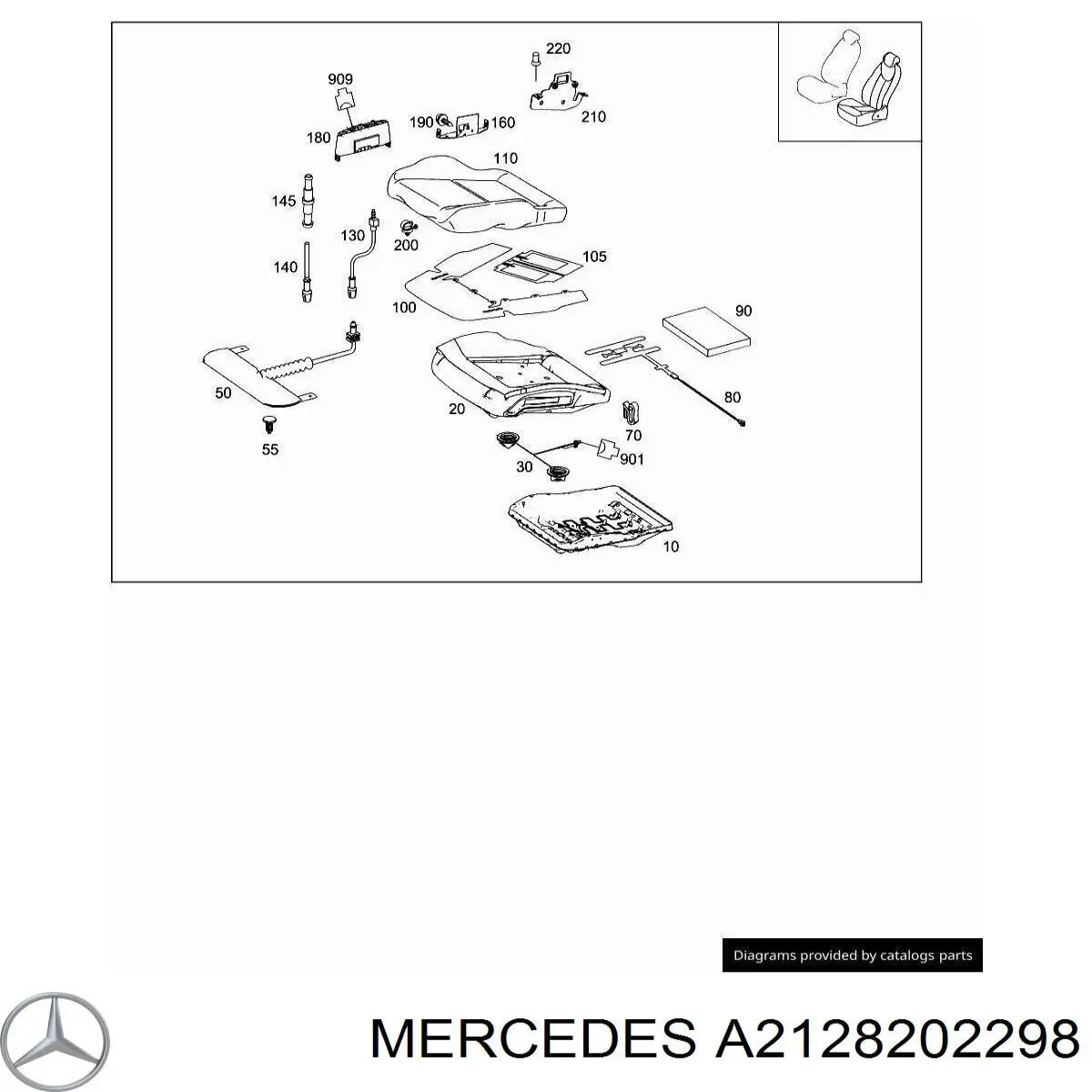 A2128202298 Mercedes 