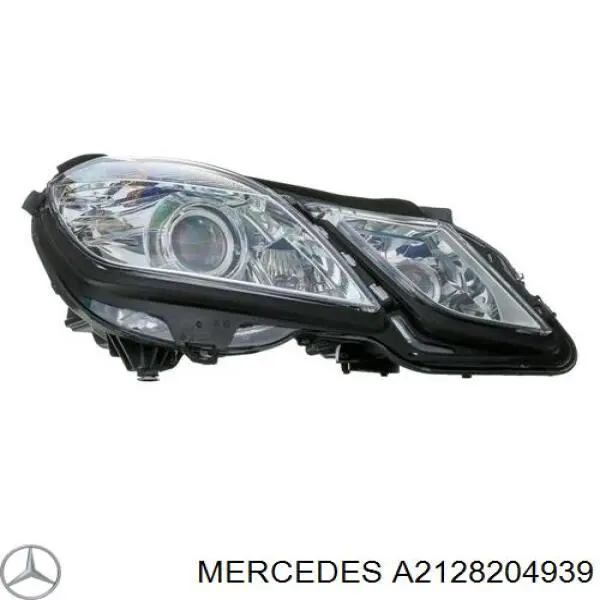 A2128204939 Mercedes Скло фари лівої