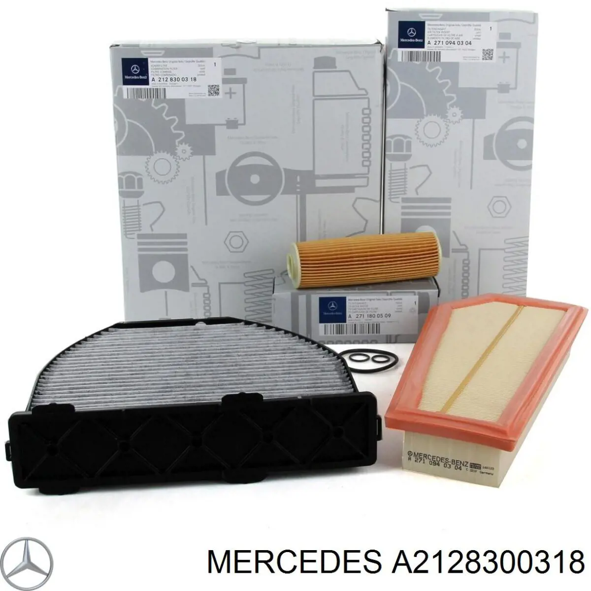 Повітряний фільтр салону Mercedes A2128300318
