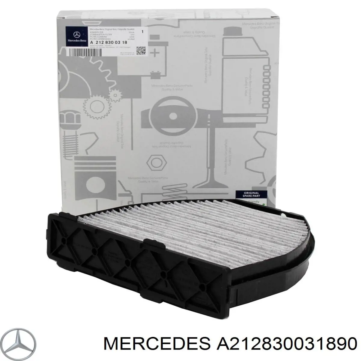 A212830031890 Mercedes фільтр салону