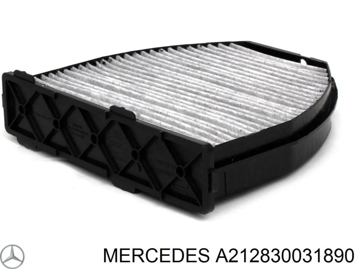 Фільтр повітряний обігрівача Mercedes A212830031890 ціна, від 15.38 USD