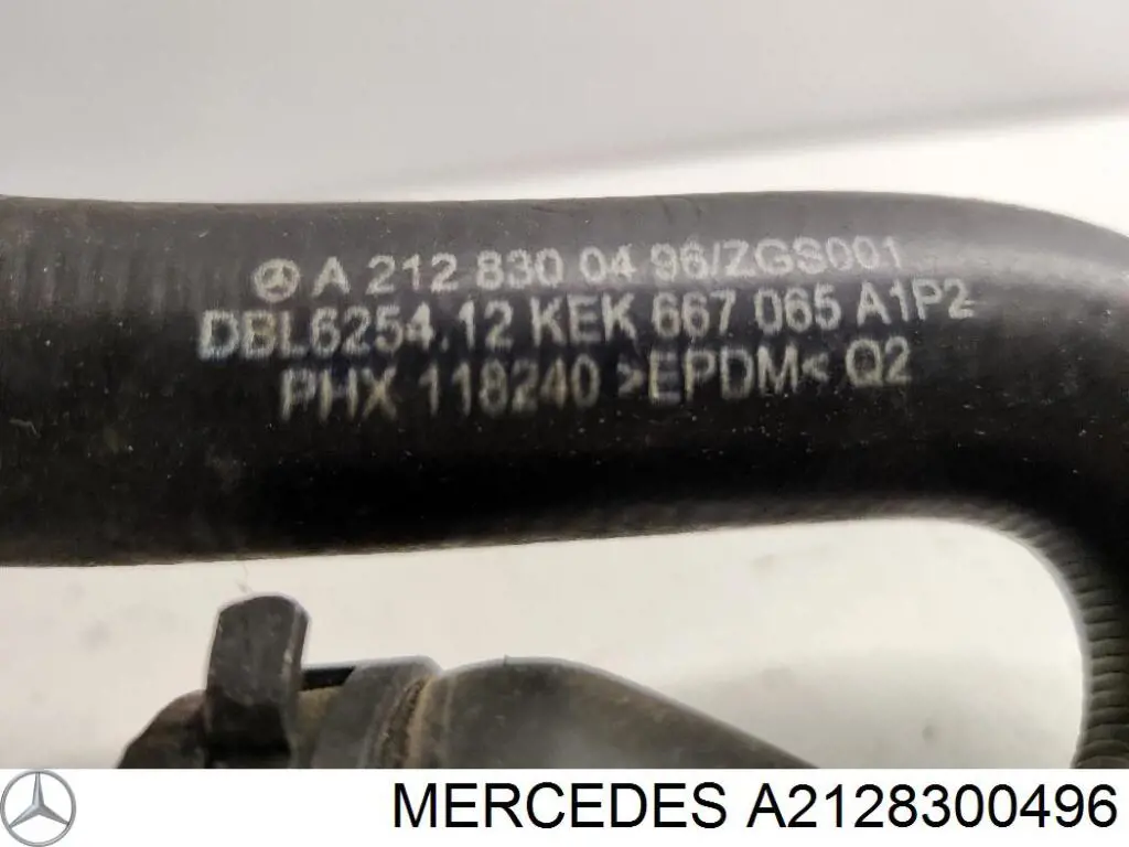 Шланг/патрубок системи охолодження Mercedes A2128300496 ціна, від 36.35 USD