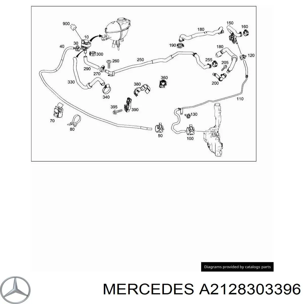  Mercedes A2128303396 ціна, від 50.72 USD