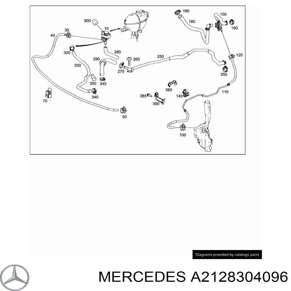 Купити A2128304096 Mercedes 