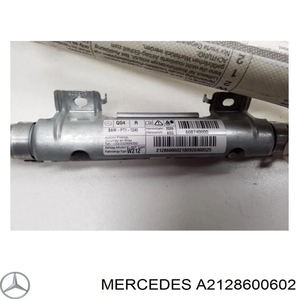Купити A2128600602 Mercedes Подушка безпеки, бічна, права, AIRBAG