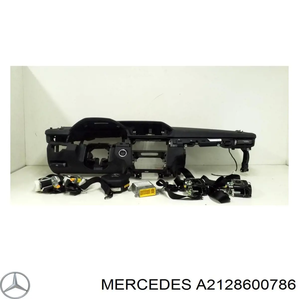 Пасок безпеки передній лівий Mercedes A2128600786 ціна, від 58.66 USD