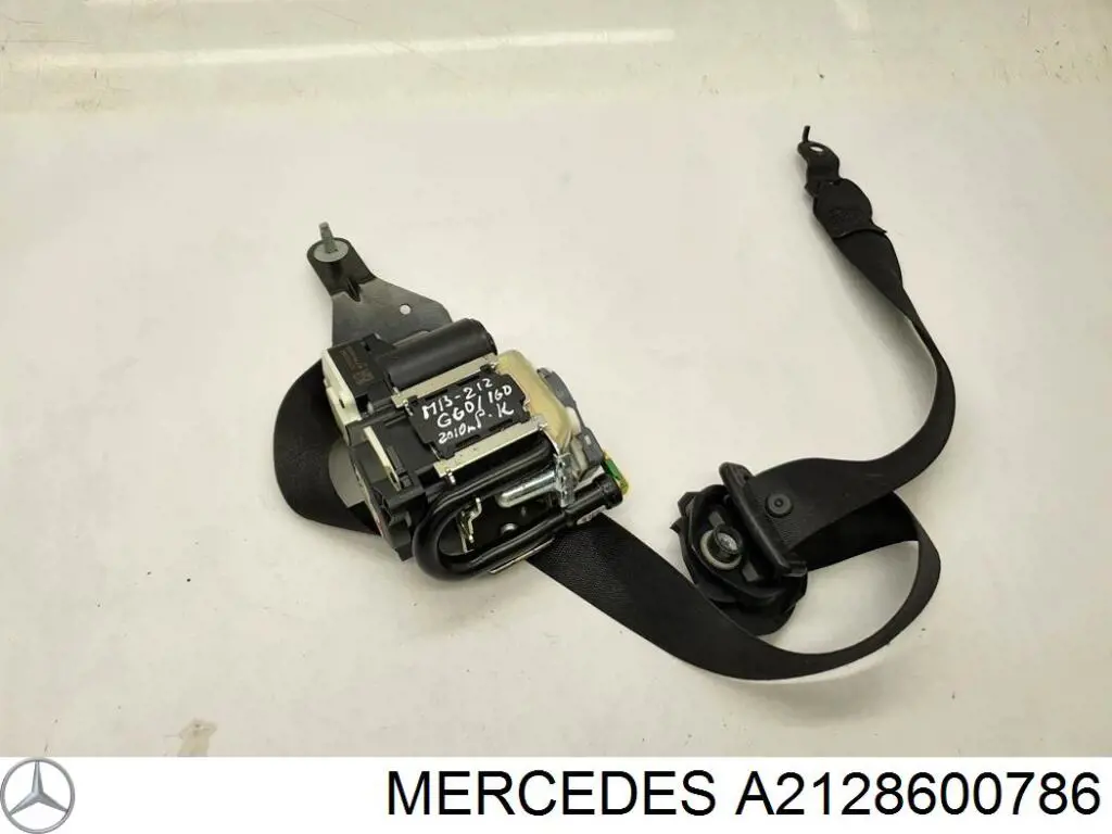 Ремінь безпеки передній лівий Mercedes A2128600786