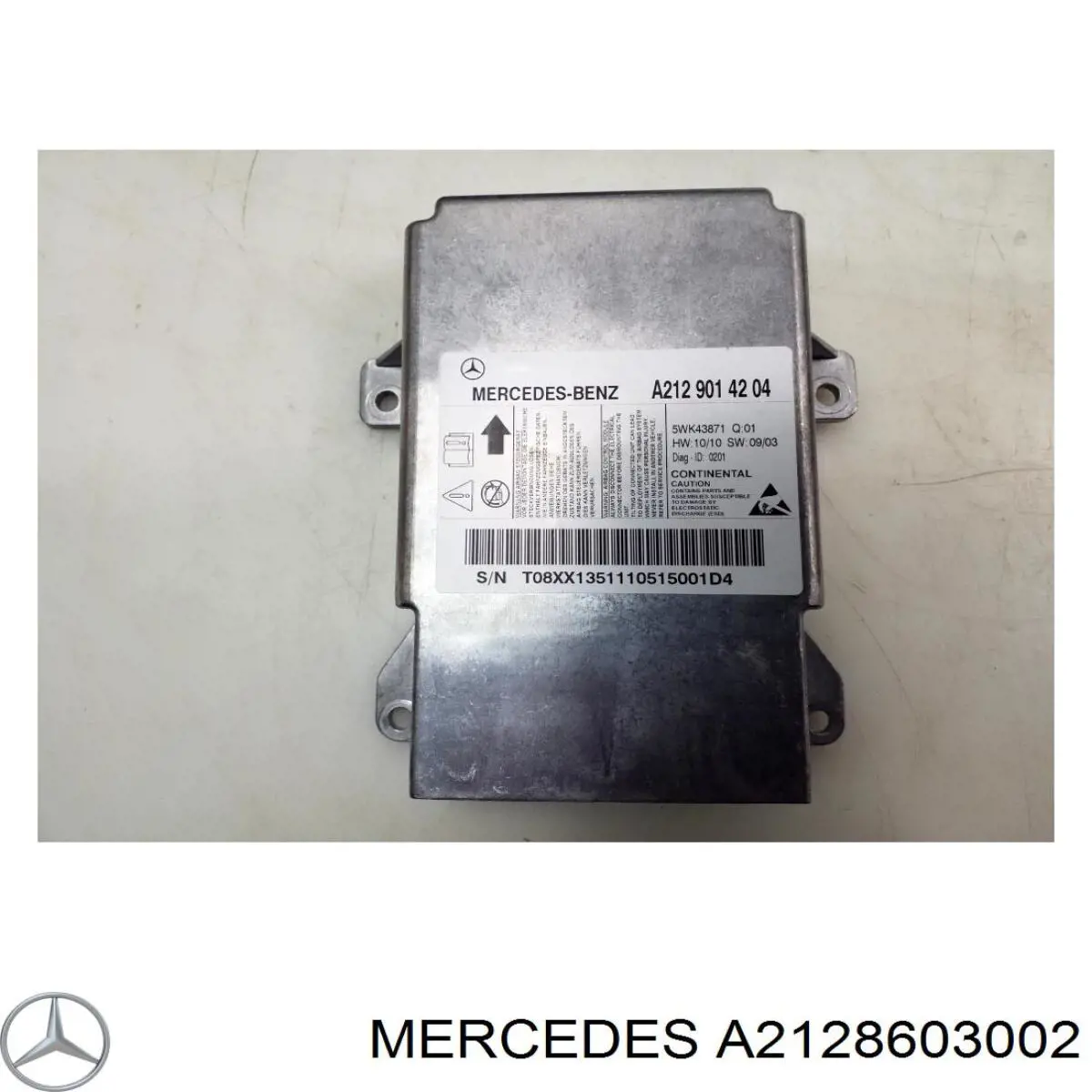 Подушка безпеки пасажира Mercedes A2128603002