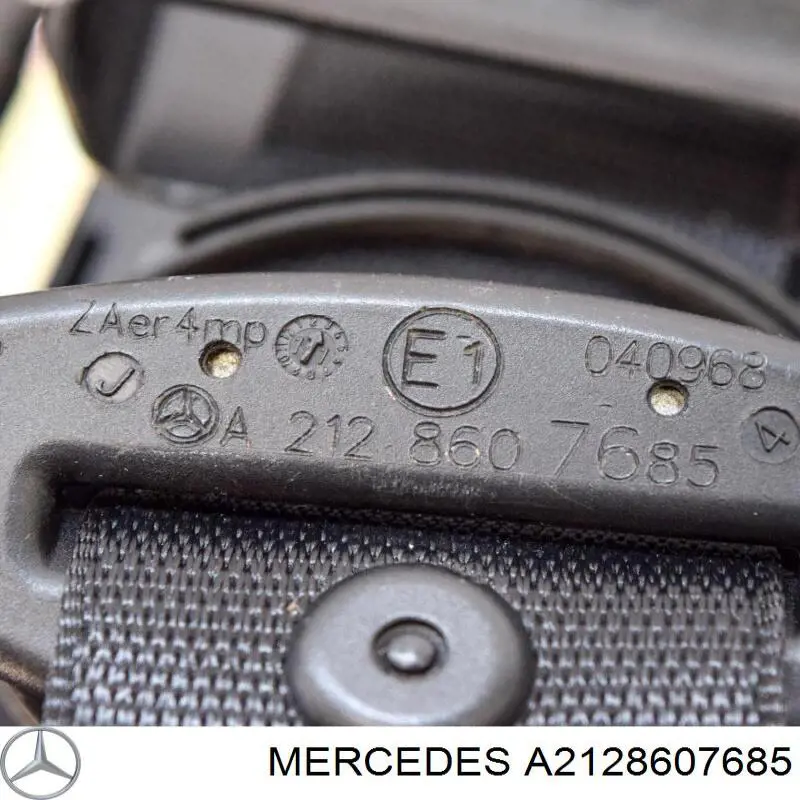 Ремінь безпеки передній правий Mercedes A2128607685