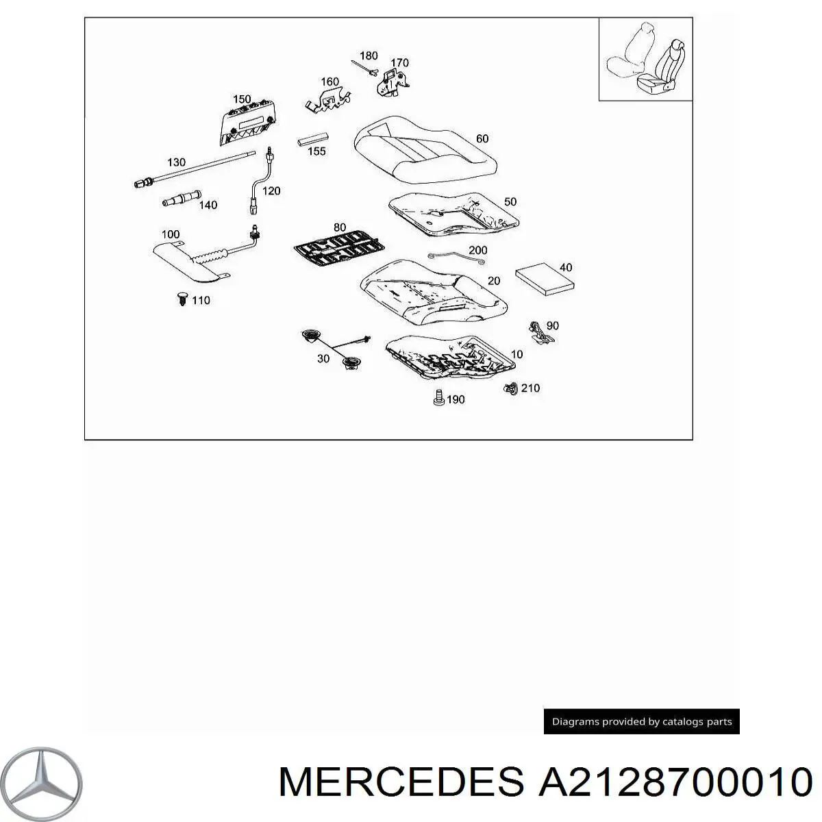 A2128700010 Mercedes 