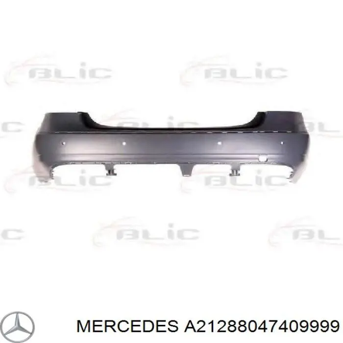 A2128804740 Mercedes Буфер (бампер) задній